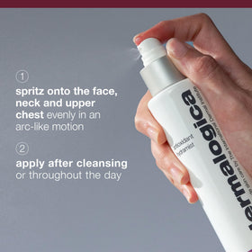Dermalogica Hydramist texture on hand demonstrating lightweight, non-greasy feel