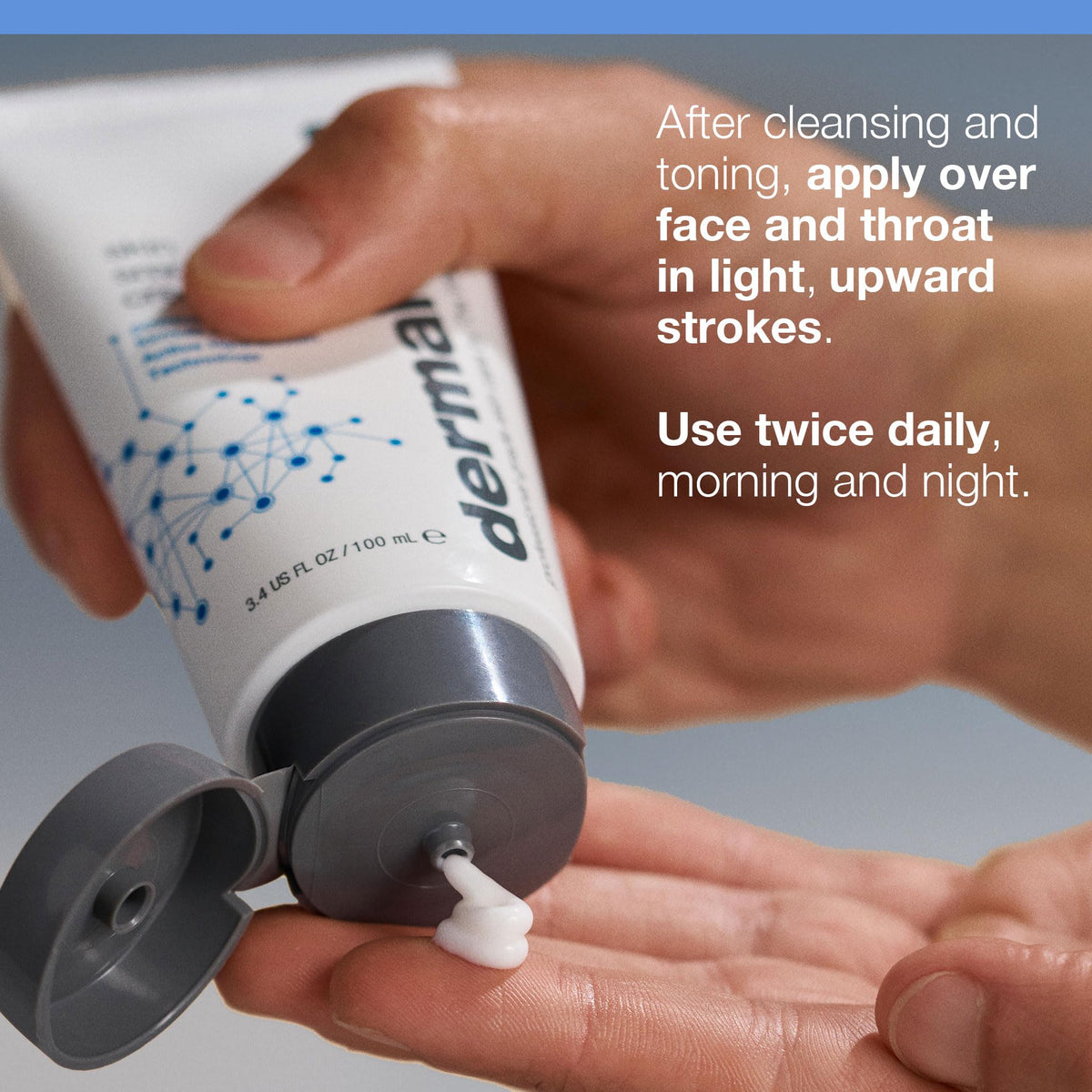 Dermalogica hydration graphic visualizing 48-hour moisture retention and barrier support