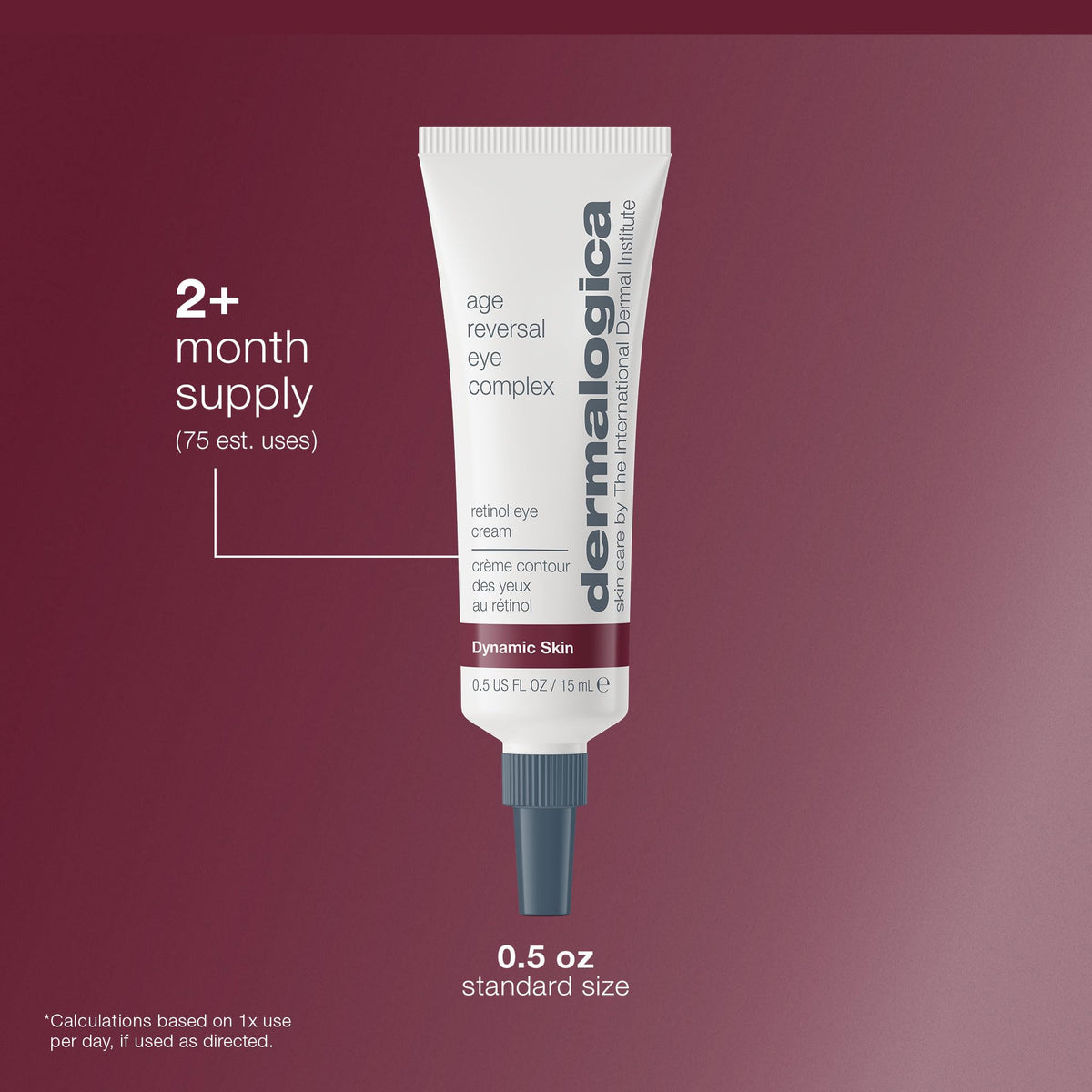 Dermalogica ingredient label close-up showing peptides and vitamin C benefit