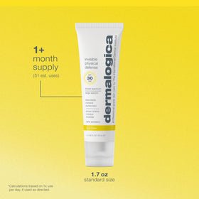 Dermalogica label detail highlighting key ingredients and clean mineral formulation