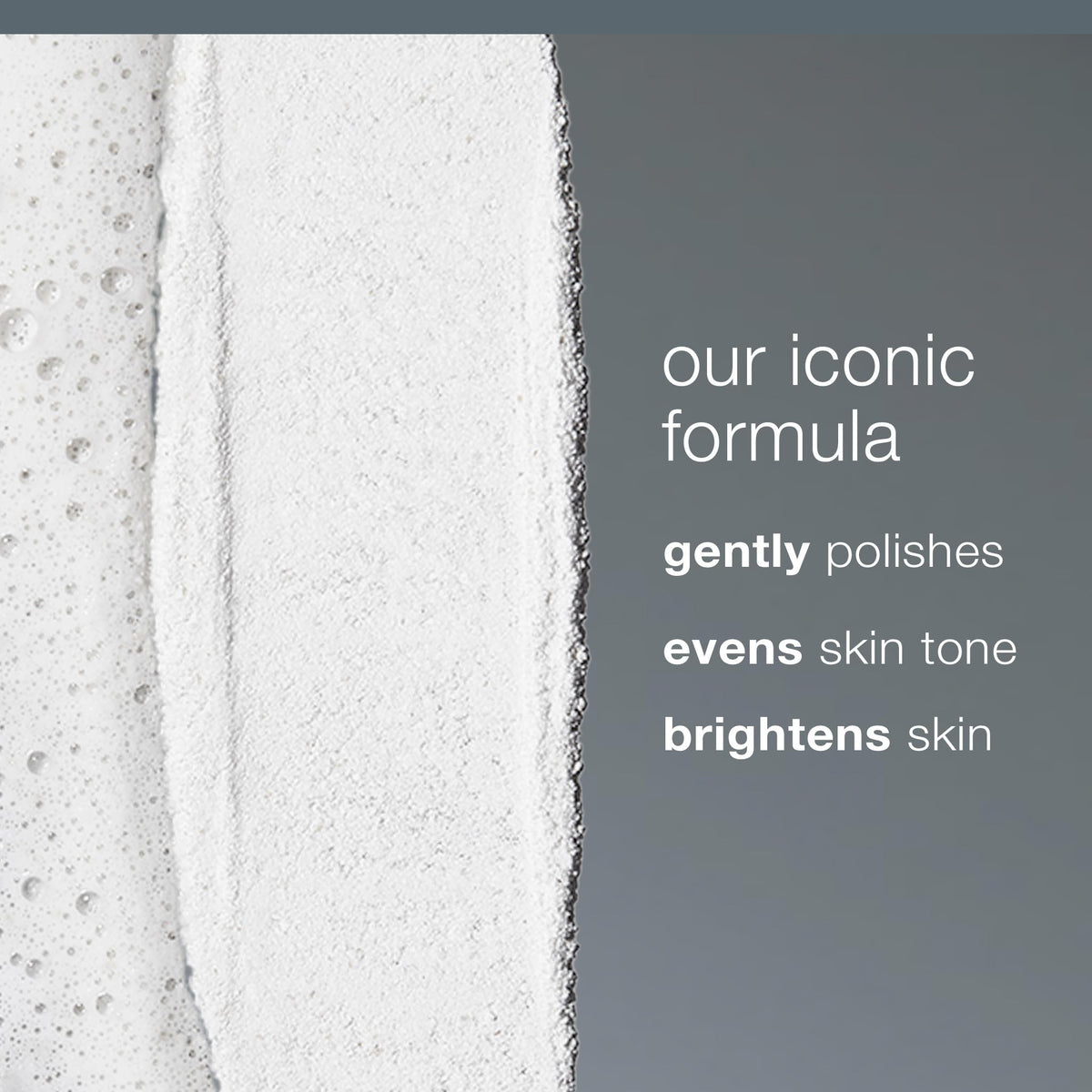 Dermalogica creamy paste in hand showing smooth texture and prepping skin
