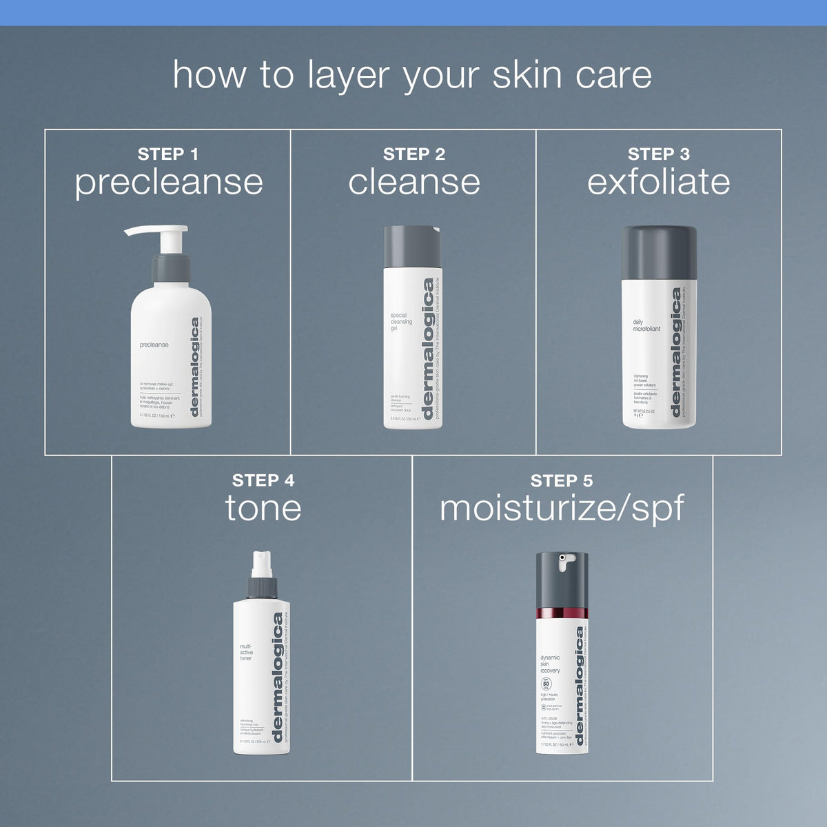 Dermalogica boxed packaging detail suggesting professional-quality product