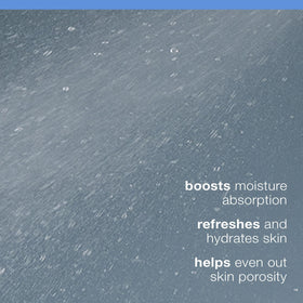 Dermalogica mist spraying onto face demonstrating even hydration