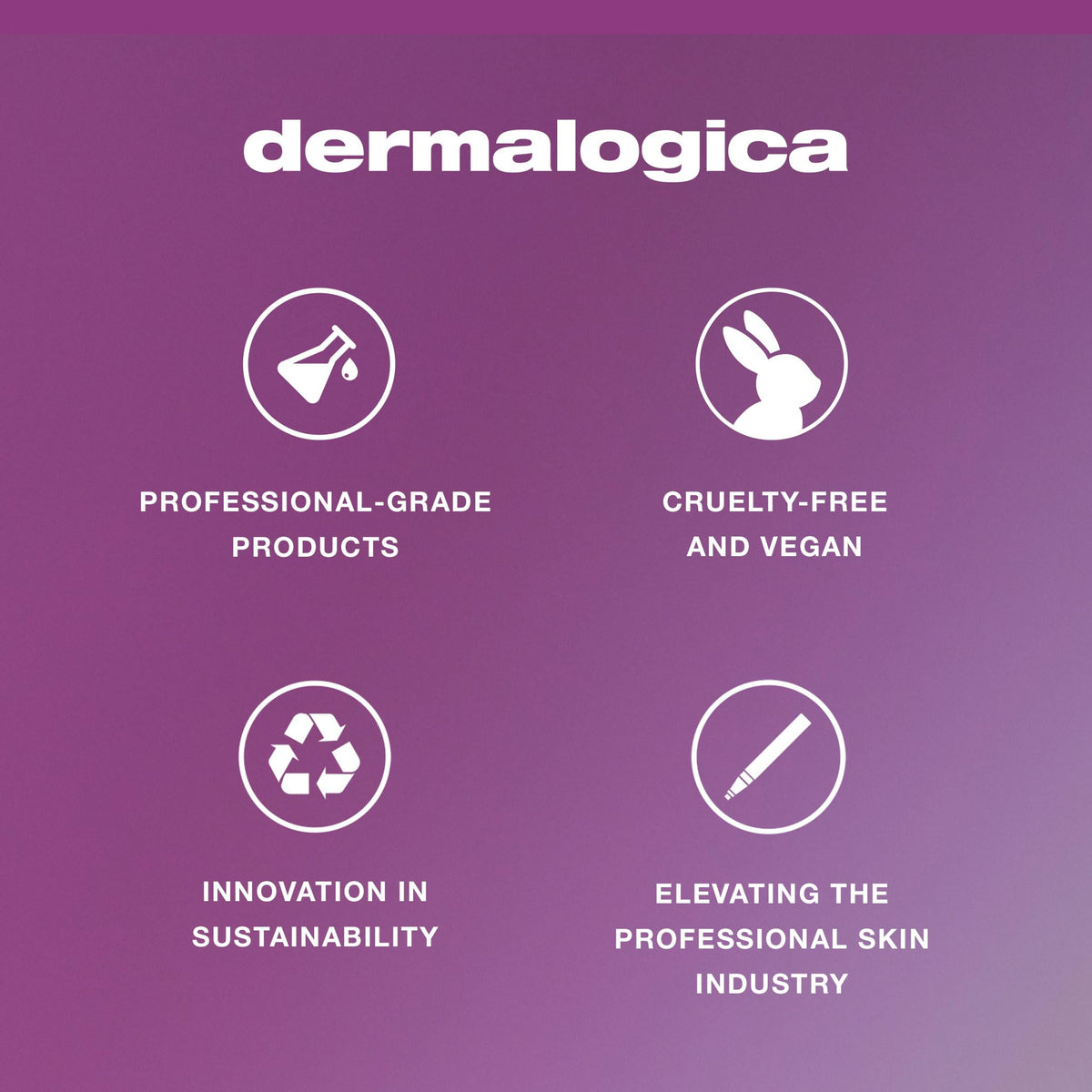 Dermalogica before and after texture improvement illustrating smoothing