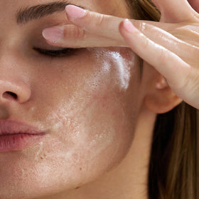 Dermalogica foamy texture closeup showing gentle emulsification for clean rinse