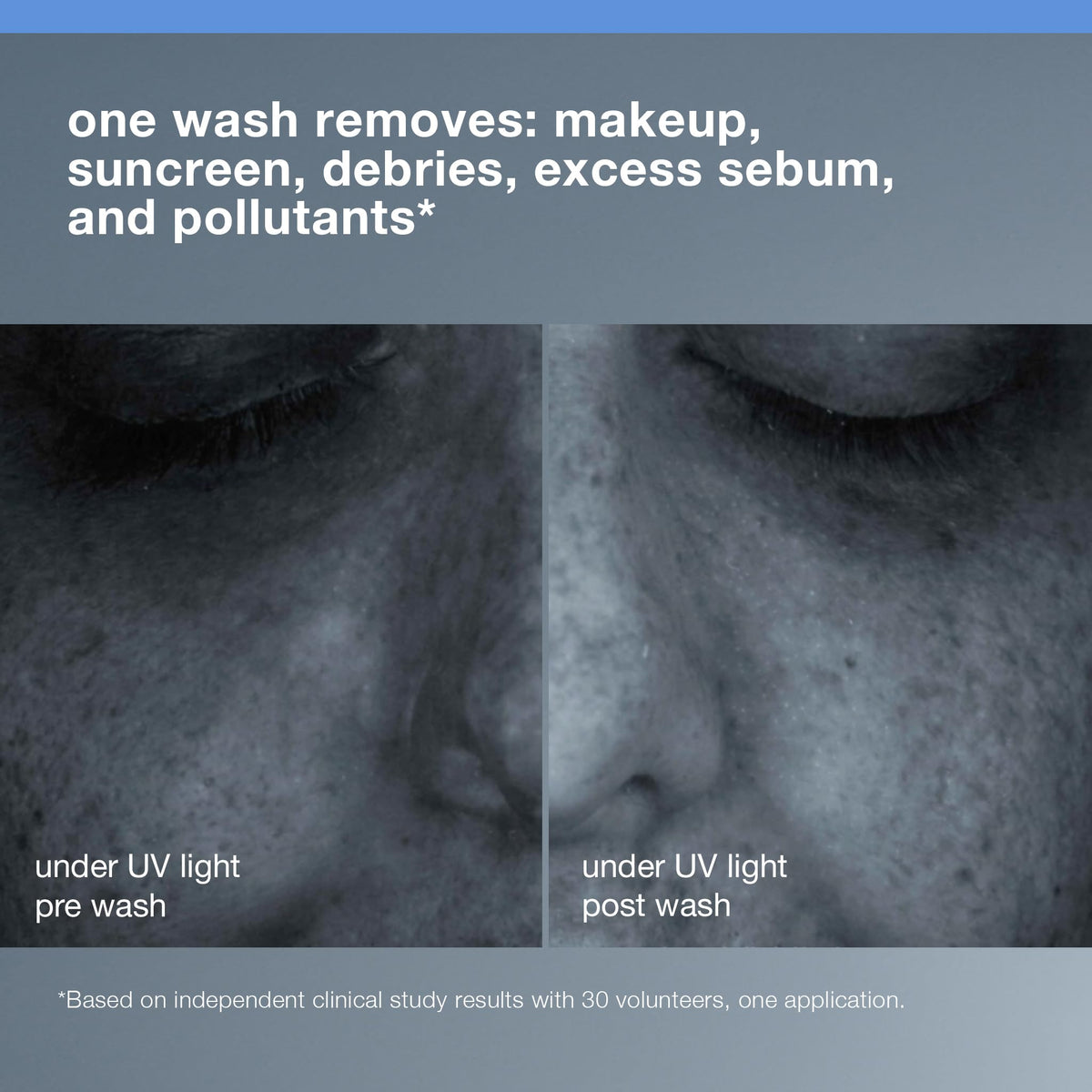 Dermalogica gel-oil texture on hand demonstrating dissolving makeup benefit