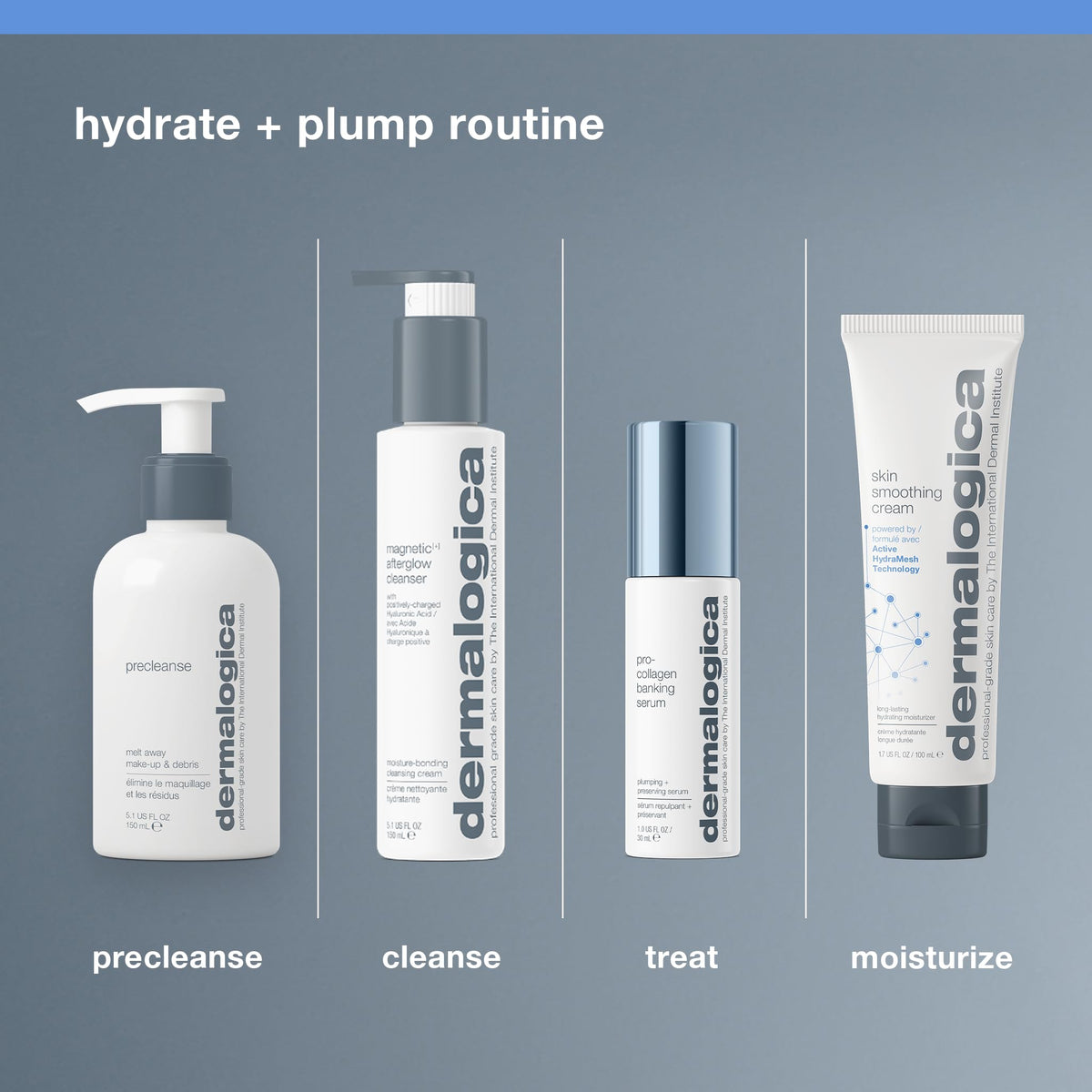 Dermalogica open bottle showing cream-to-milk emulsion and ease of use