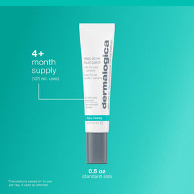 Dermalogica clear film patch on cheek, protects blemish while remaining discreet
