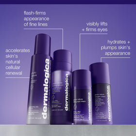 Dermalogica before and after composite showing improved texture and visible renewal