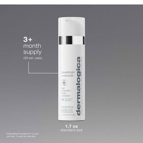 Dermalogica product label highlighting active ingredients and antioxidants