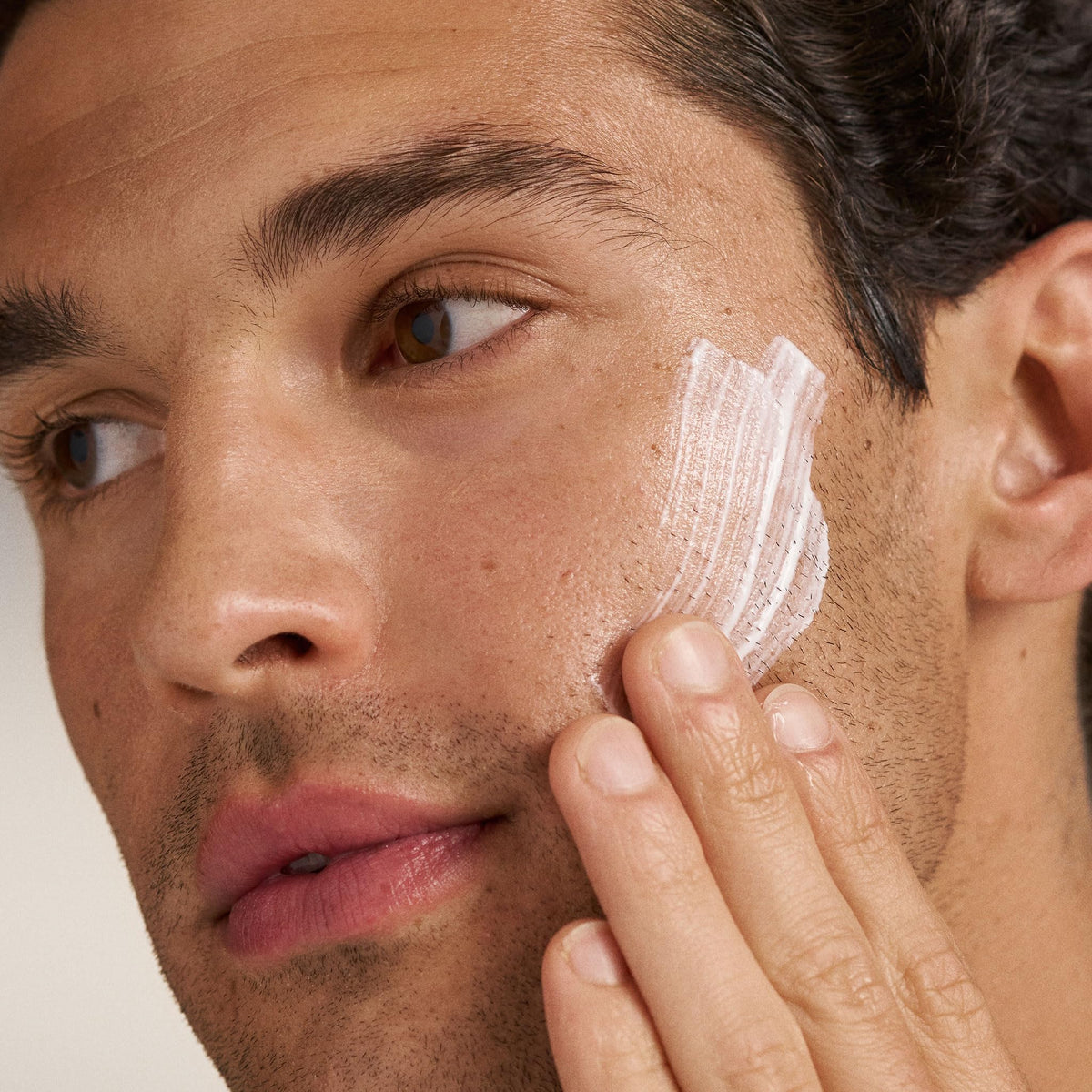 Dermalogica cream texture close-up demonstrating lightweight hydration