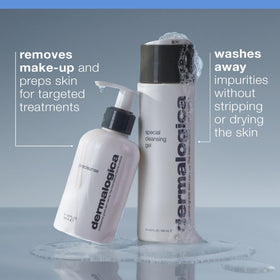 Dermalogica oil texture close-up showing smooth consistency for effective dissolving