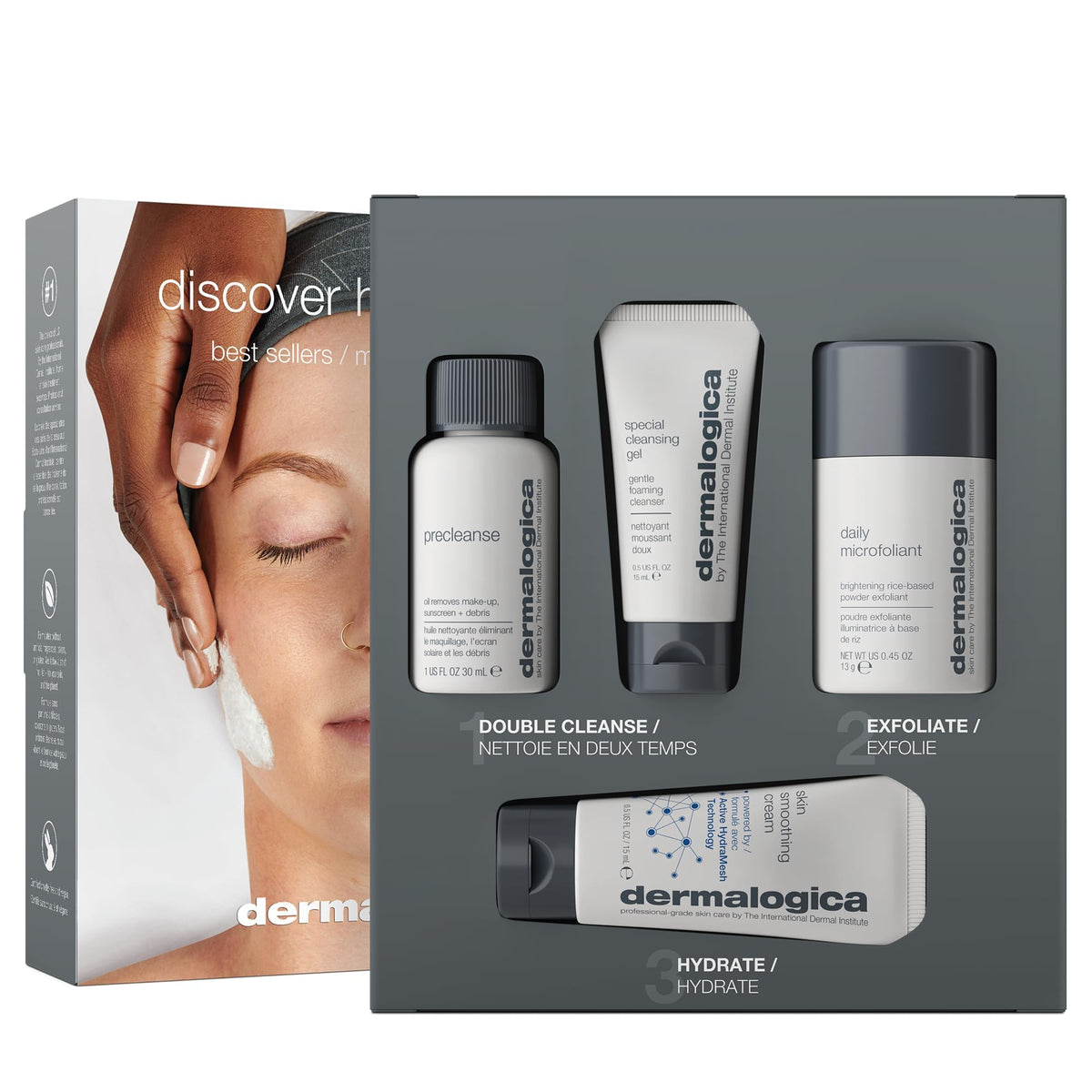 Dermalogica Precleanse texture closeup demonstrating oil-melting makeup removal