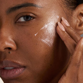 Dermalogica Prisma Protect cream on hand demonstrating spreadability and smoothing benefit