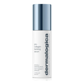 Dermalogica bottle front view showing serum and brand benefit of skin plumping