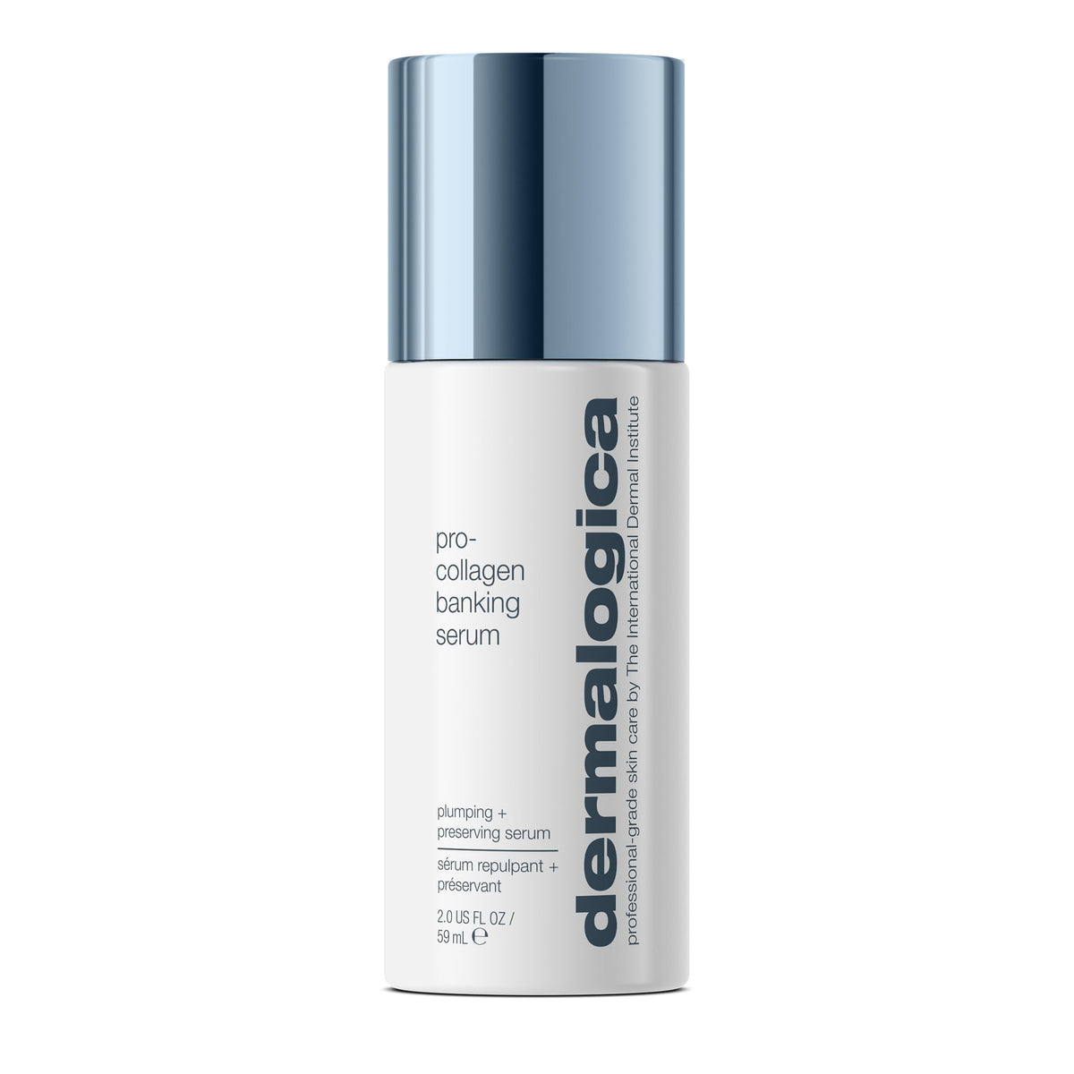 Dermalogica front packaging showing serum bottle and brand clarity