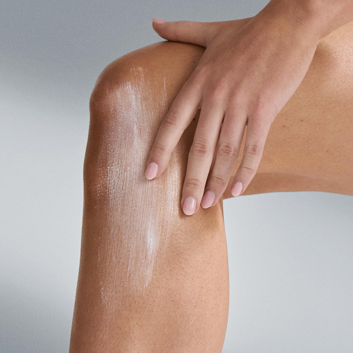 Dermalogica SPF50 sport lotion texture swatch showing sheer, non-greasy benefit