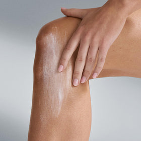 Dermalogica SPF50 sport lotion texture swatch showing sheer, non-greasy benefit