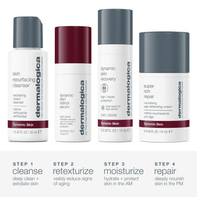 Dermalogica retinol serum dropper dispensing a single drop for targeted wrinkle treatment