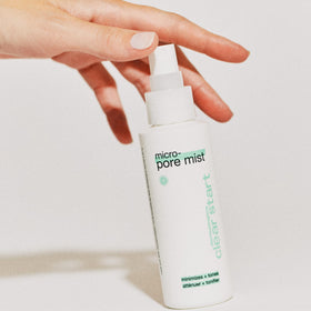 Dermalogica rose hips extract photo emphasizing smoother, refined skin texture