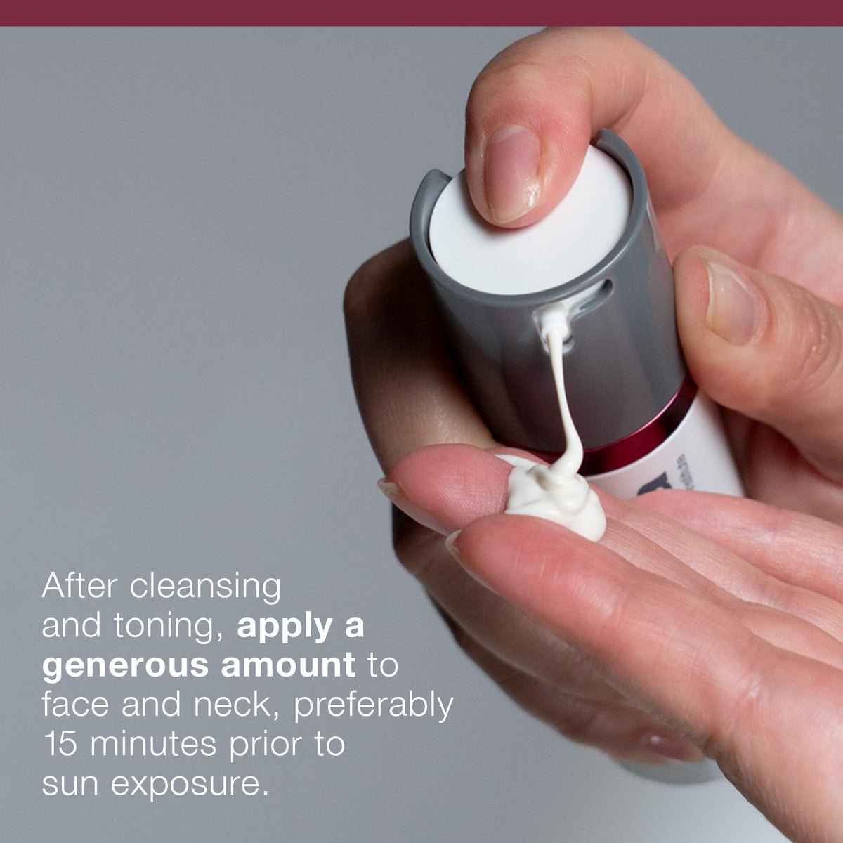 Dermalogica next to credit card showing 1.7 fl oz size for travel-friendly convenience