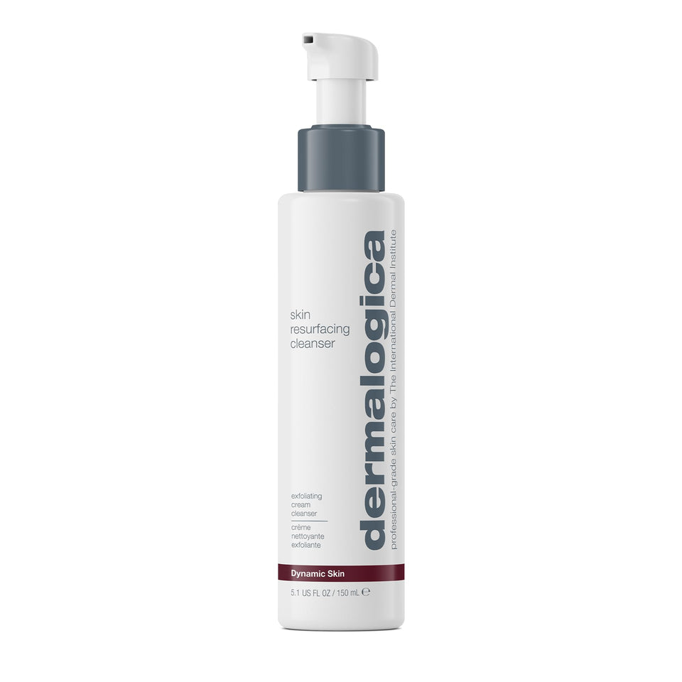 Dermalogica front packaging showing cleanser and clear usage benefit
