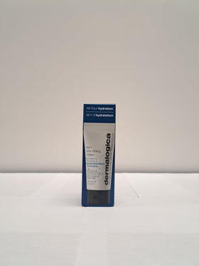 Dermalogica label close-up showing ingredients list for transparency and informed use