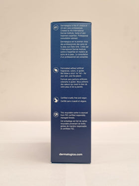 Dermalogica lifestyle on bathroom counter showing daily use benefit