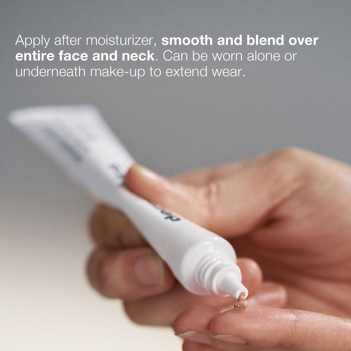 Dermalogica primer placed on vanity highlighting daily routine and sunscreen benefit
