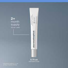 Dermalogica primer applied under foundation to show longer makeup wear benefit