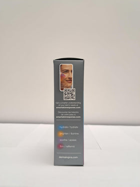 Dermalogica illustrative before and after effects showing improved texture