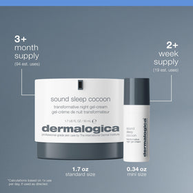 Dermalogica cream spread on hand showcasing absorbent, non-greasy benefit