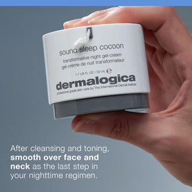 Dermalogica label close-up showing ingredients and professional-grade benefit