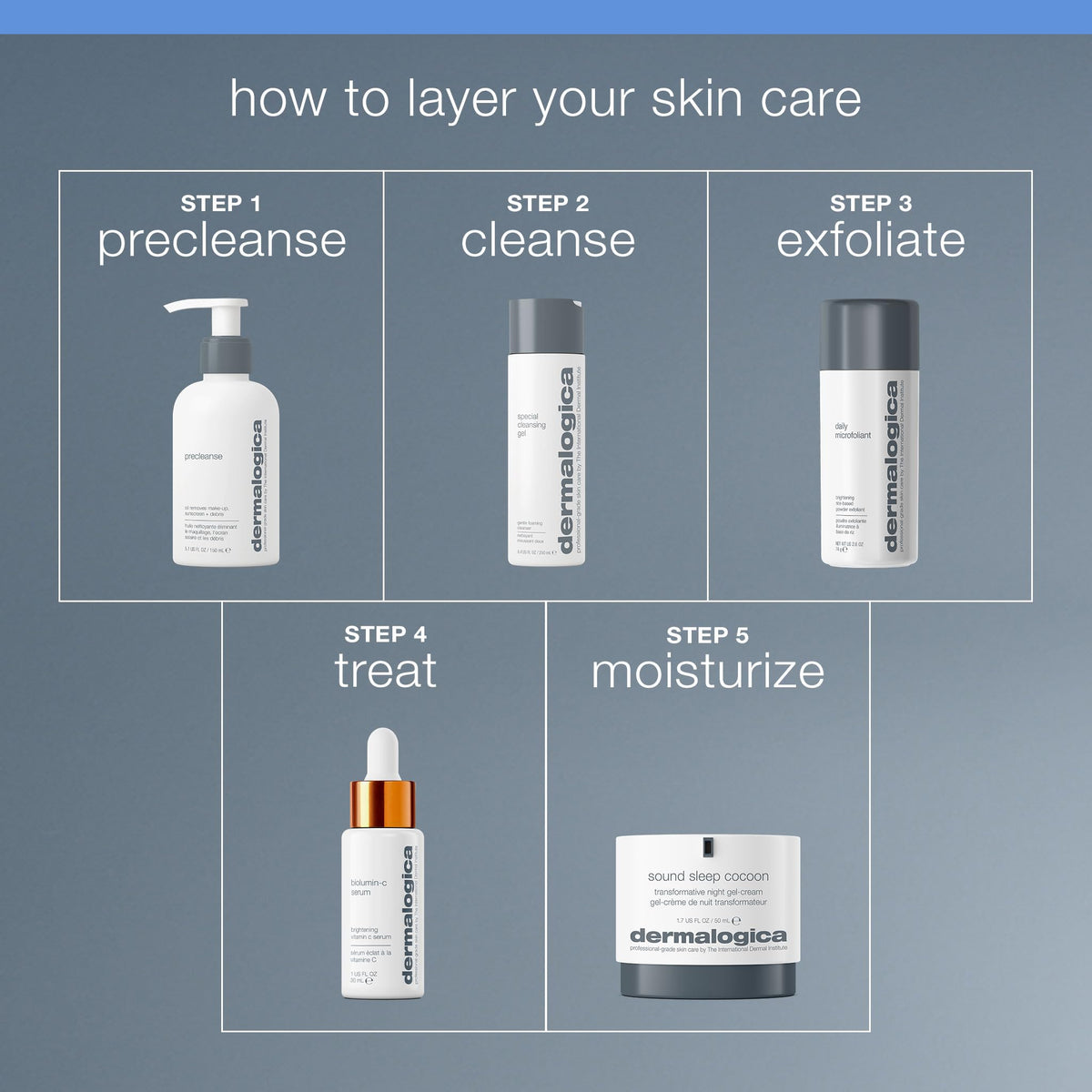 Dermalogica 1.7 oz beside common objects showing actual size benefit