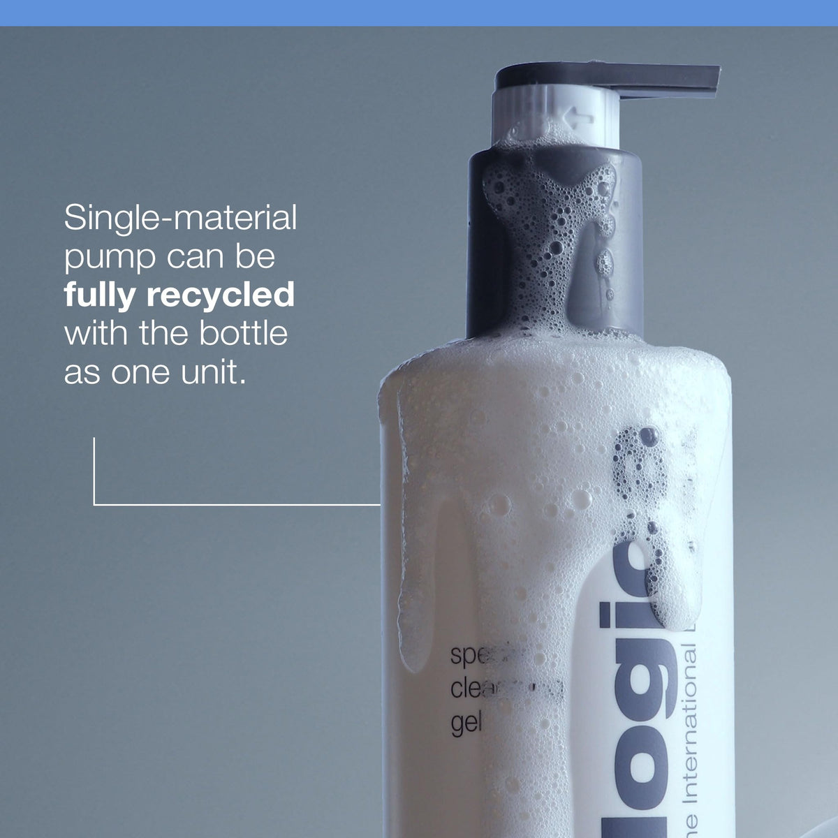 Dermalogica rinsed skin on model showing smooth, refreshed post-cleanse appearance
