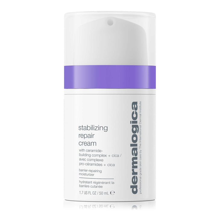 Dermalogica front jar showing stable soothing moisturizer for sensitive skin