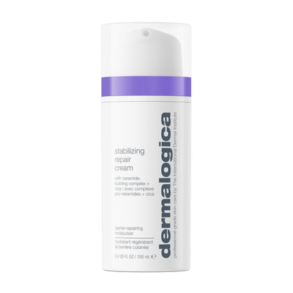 Dermalogica jar front packaging showing product and calming benefit