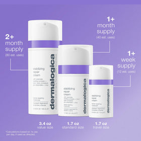 Dermalogica jar on bathroom shelf in lifestyle setting showing everyday use benefit