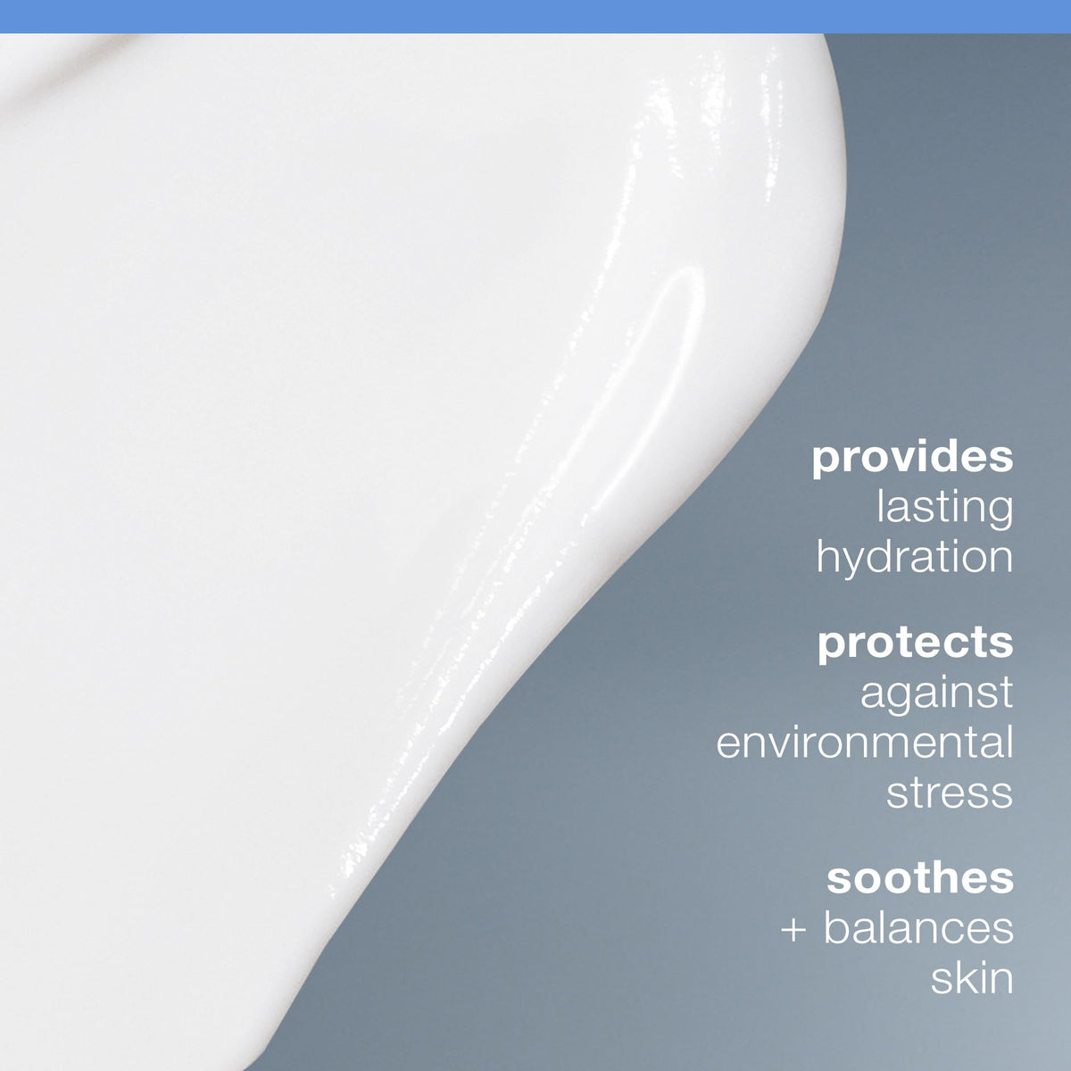Dermalogica texture close-up highlighting creamy gel-cream finish for smooth hydration
