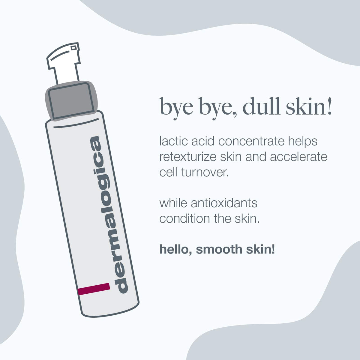 Dermalogica pump dispensing cleanser to show texture and control
