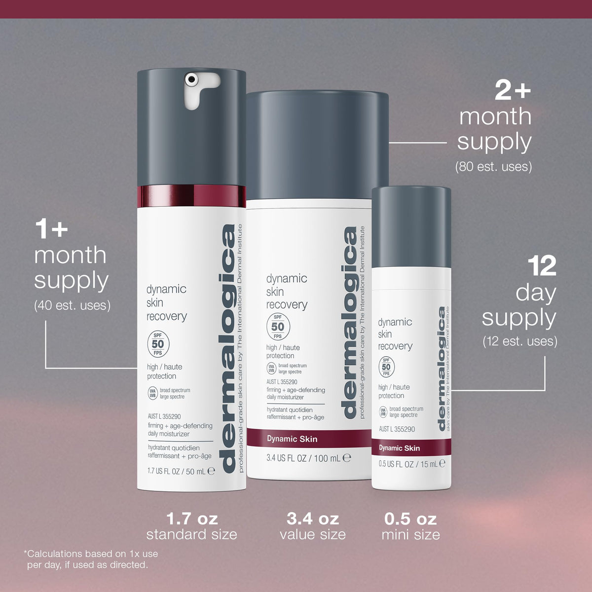 Dermalogica mini tube in pouch for travel-friendly protection