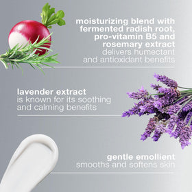 Dermalogica non-foaming application rinses clean without irritation