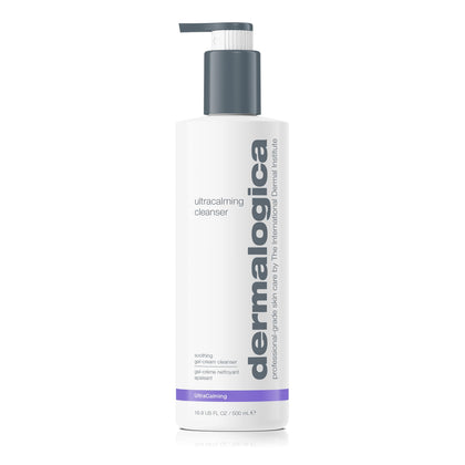 Dermalogica front packaging showing gentle cleanser and calming benefit