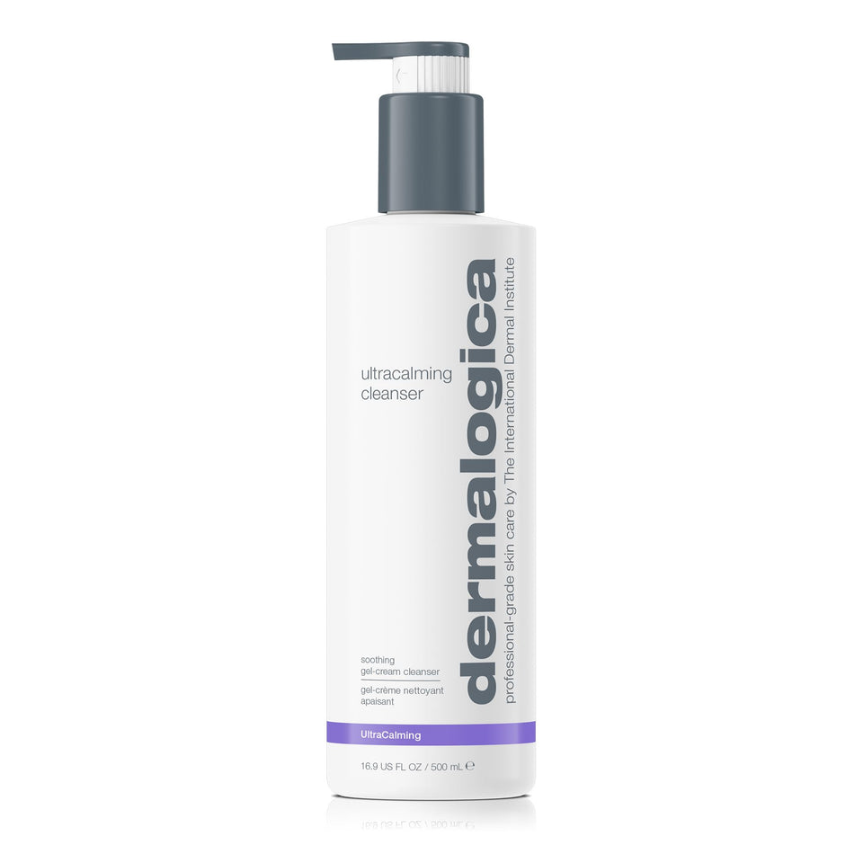 Dermalogica front packaging showing gentle cleanser and calming benefit
