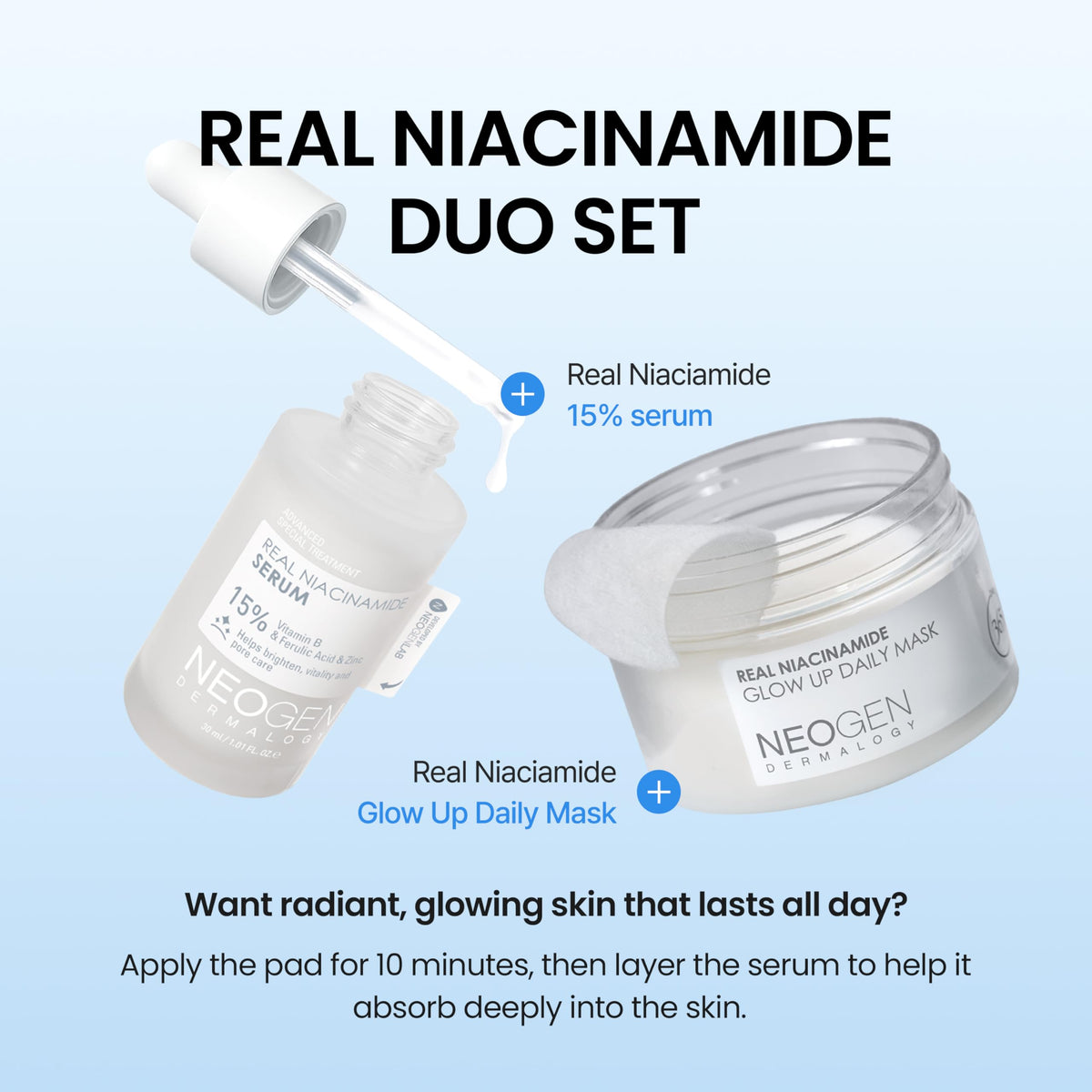 DERMALOGY by NEOGENLAB lifestyle image showing matte, refined skin
