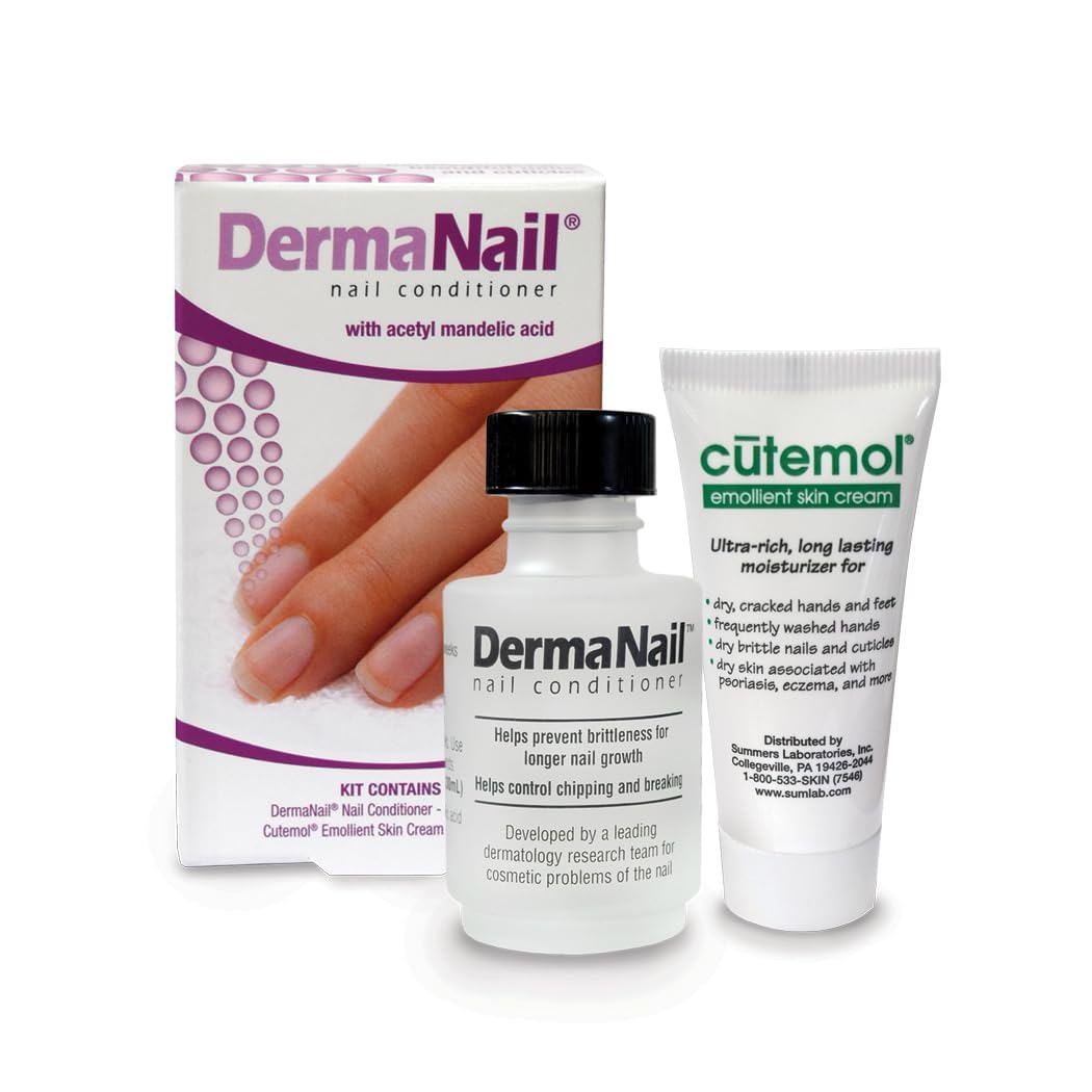 DermaNail front packaging showing product and benefits for nail repair