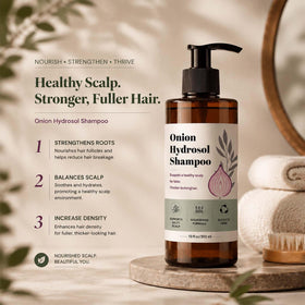 Dermaphics bottle pump close-up displaying smooth shampoo texture