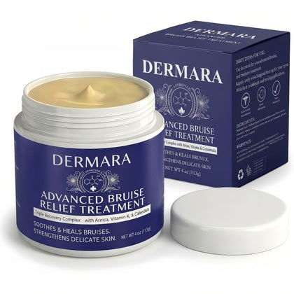 Dermara front packaging showing 4 oz tube and clear product benefit