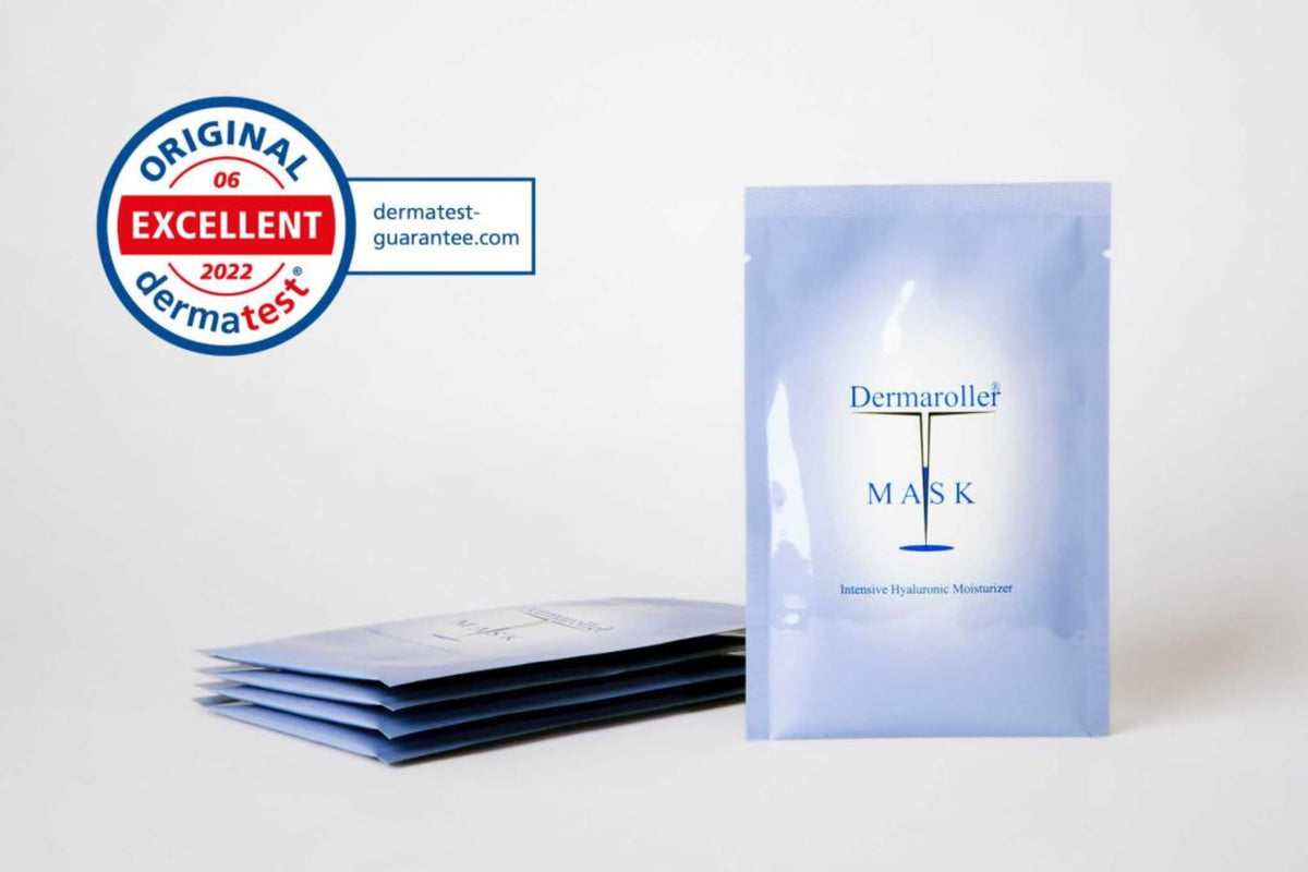 Dermaroller made in Germany label signaling quality assurance
