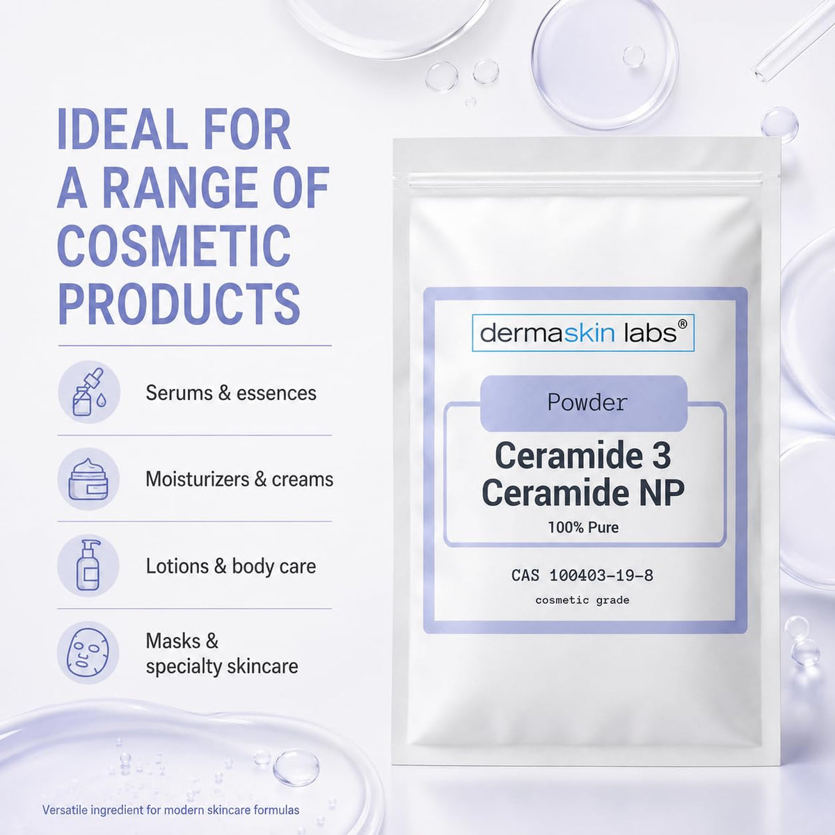 Dermaskin Labs cream texture swirled to show rich, non‑greasy finish